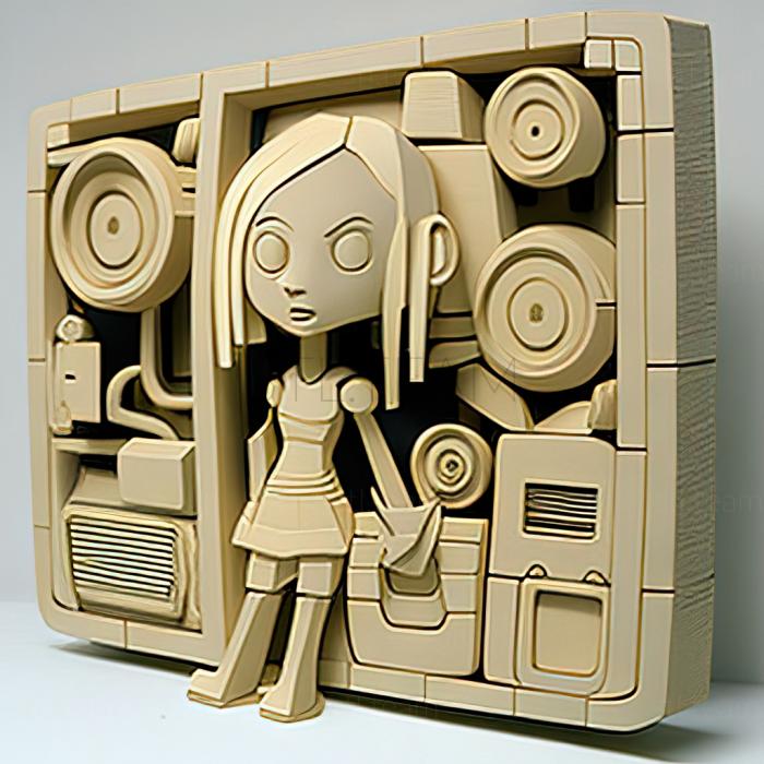 3D модель Дженні Вейкман із «Життя та пригод робо-підлітка». (STL)